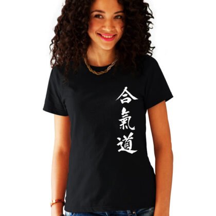 T-Shirt Femme Aikido Noir