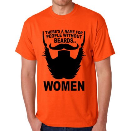 T-Shirt Without beards Orange