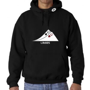 Sweat à Capuche Poker Ladies Noir