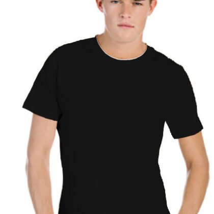 T-Shirt Coton Bio 100% Organique Noir