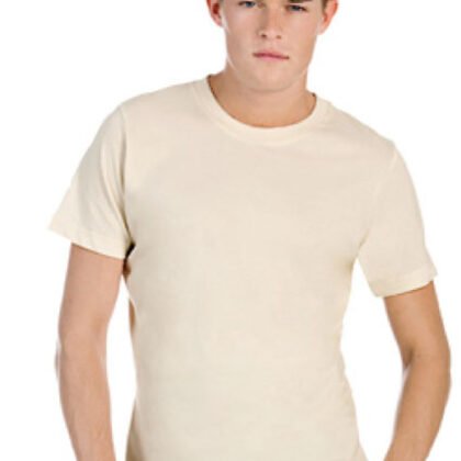 T-Shirt Coton Bio 100% Organique Couleur Naturel