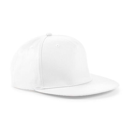 Casquette Hip-Hop Snapback Rappeur Blanche