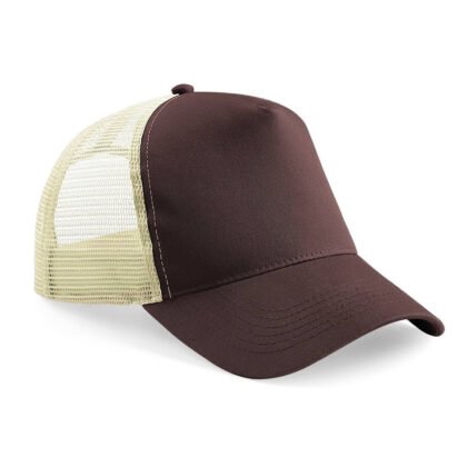 Casquette Snapback Trucker Fashion Caramel & Chocolat