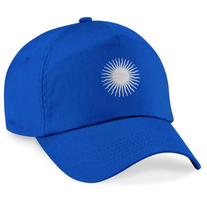 Casquette Argentine Bleu et Argent Métallisé