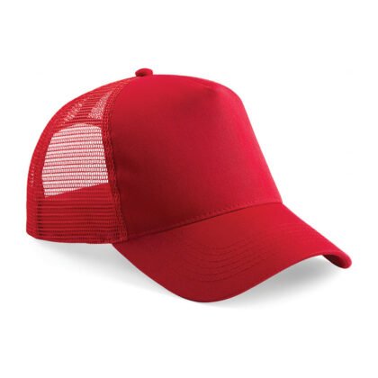 Casquette Snapback Trucker Fashion Rouge