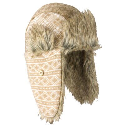 Chapka - Bonnet Max Sherpa Marron & Crème