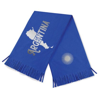 Écharpe Argentine Bleu et Argent Métallisé
