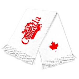 Écharpe Canada Blanc et Rouge