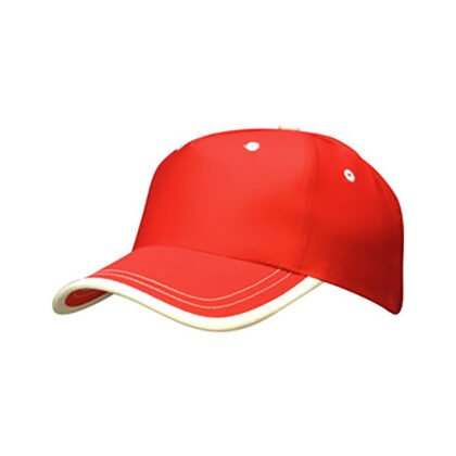 Casquette Bahia Satiné Rouge