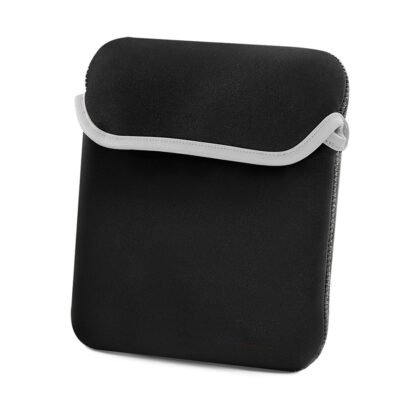 Pochette réversible pour iPAD/Tablette/eBook (Noir & Graphite)