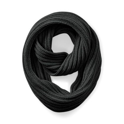 Echarpe Luxe Boucle Infinie Gris Graphite Anthracite